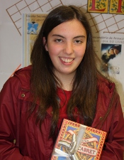 Vencedora do concurso do Dia Mundial do Livro