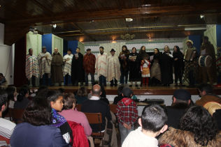 Aspeto do palco