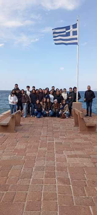 Alunos da ESA em Lesvos, Grécia.